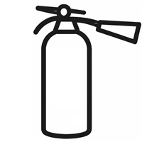 Feuerlöscher Symbolbild